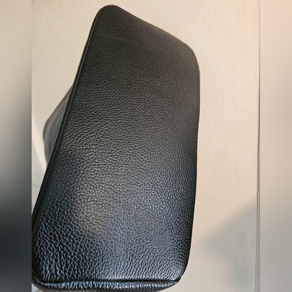 Valentino By Mario Valentino Black Leather Tote Bag - Picture 10 of 14